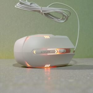 Souris Gaming Filaire RGB Blanche